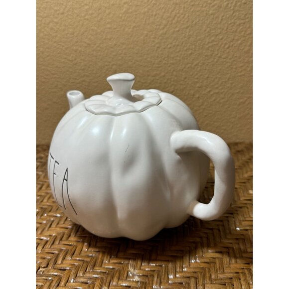 Rae Dunn Artisan Tea Pumpkin Shaped Fall Teapot Halloween Thanksgiving Fall - Picture 6 of 14
